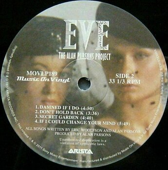 Vinyl Record The Alan Parsons Project - Eve (LP) - 3