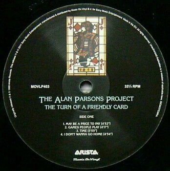 Vinyl Record The Alan Parsons Project - Turn of a Friendly Card (180g) (LP) - 2
