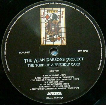 Disco de vinil The Alan Parsons Project - Turn of a Friendly Card (180g) (LP) - 3