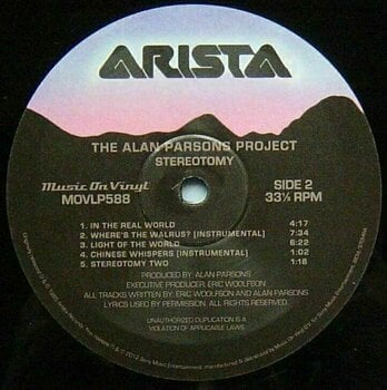 Hanglemez The Alan Parsons Project - Stereotomy (180g) (LP) - 3