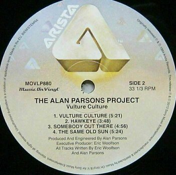 LP The Alan Parsons Project - Vulture Culture (180g) (LP) - 3