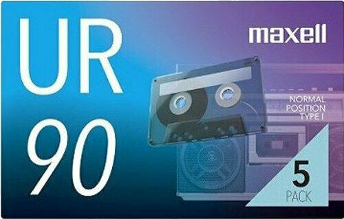 Média rétro Maxell UR90 UR-90N 5P Cassette Média rétro - 3