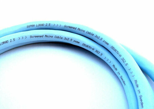 Hi-Fi Hálózati kábel SUPRA Cables LoRad 2.5 CS-EU 2 m Fehér Hi-Fi Hálózati kábel - 5