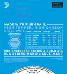 Strenge til basguitar D'Addario EXL165-6 Strenge til basguitar - 3
