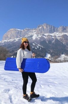 Snow Surf Axiski MkII Ski Board Orange - 5