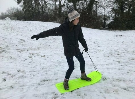 Snow Surf Axiski MkII Ski Board Orange - 6