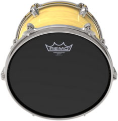 Peaux de frappe Remo ES-0018-00 Ambassador Ebony 18" Peaux de frappe - 1