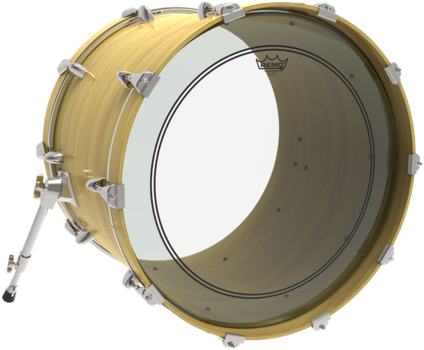 Drum Head Remo P3-1320-C2 Powerstroke 3 Clear (Clear Dot) Bass 20" Drum Head - 2