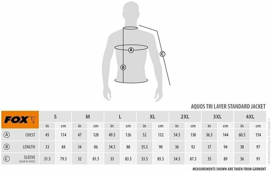 Jas Fox Jas Aquos Tri-Layer Std Jacket XL - 11