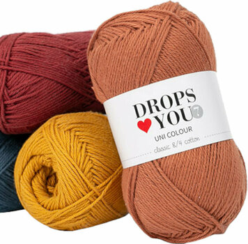 Knitting Yarn Drops Loves You 7 2nd Edition 01 White - 3