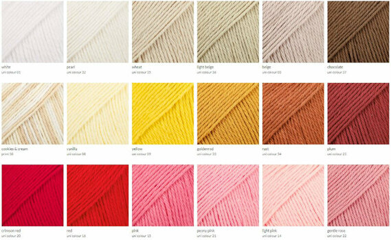 Knitting Yarn Drops Loves You 7 2nd Edition 01 White - 4
