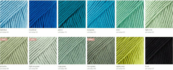 Fios para tricotar Drops Muskat 88 Pistachio - 6