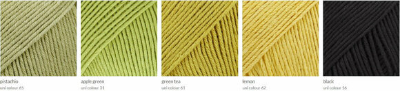 Fil à tricoter Drops Safran 61 Green Tea - 6