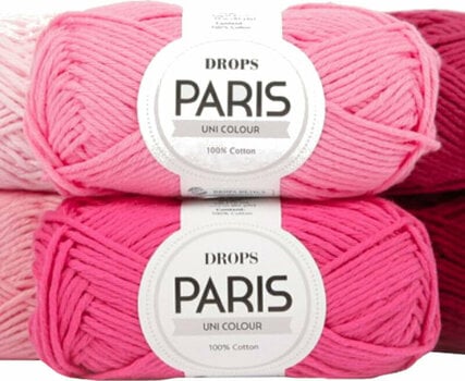 Knitting Yarn Drops Paris Uni Colour 08 Dark Purple - 3