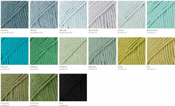 Fios para tricotar Drops Paris Uni Colour 48 Petrol - 6