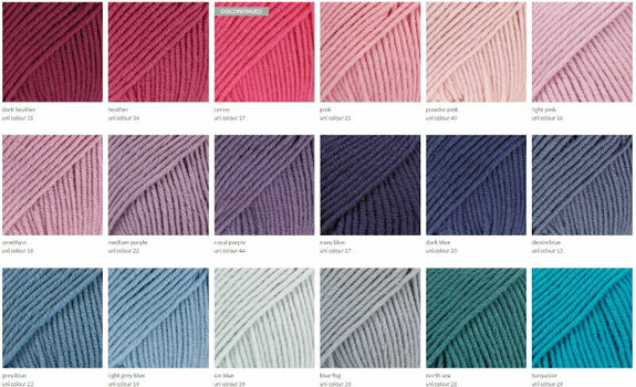 Knitting Yarn Drops Merino Extra Fine Uni Colour 44 Royal Purple - 5