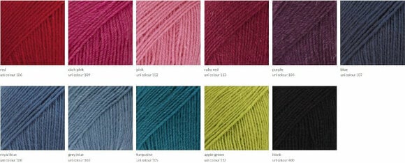 Knitting Yarn Drops Fabel Uni Colour 108 Royal Blue - 6