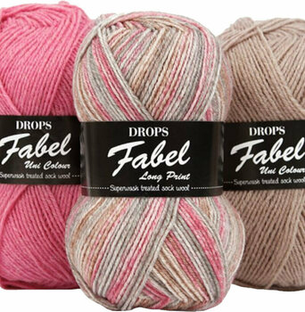Knitting Yarn Drops Fabel Uni Colour 111 Mustard - 3