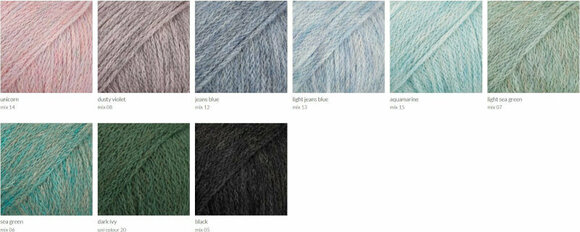 Knitting Yarn Drops Sky Mix 07 Light Sea Green - 5