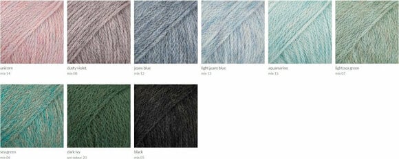 Knitting Yarn Drops Sky Uni Colour 20 Dark Ivy - 5