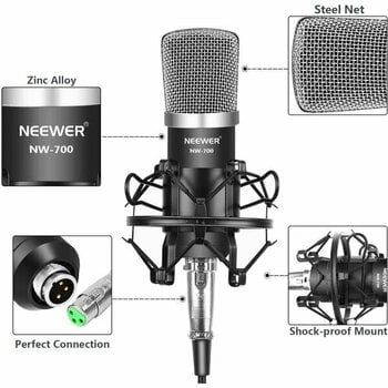 Stúdió mikrofon Neewer NW-700 Stúdió mikrofon - 3