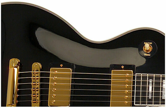 Elektrická gitara Epiphone Les Paul Custom Ebony black - 2