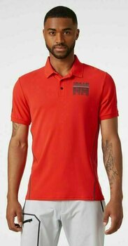 Chemise Helly Hansen HP Racing Polo Chemise Alert Red M - 5
