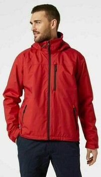 Jacket Helly Hansen Crew Hooded Jacket Red S - 7