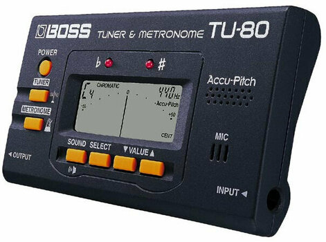 Tuner elektroniczny Boss TU-80 Tuner/Metronome - 2