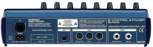 Kontroler MIDI, Sterownik MIDI Behringer BCF 2000 B-CONTROL FADER - 2