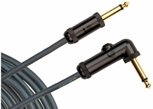 Instrument Cable D'Addario Planet Waves PW-AGRA-20 Black 6 m Straight - Angled - 2