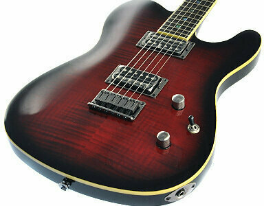 Guitare électrique Fender Special Edition Custom Telecaster FMT HH RW Black Cherry Burst - 4