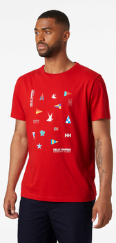 T-Shirt Helly Hansen Men's Shoreline 2.0 T-Shirt 162 Red XL - 4