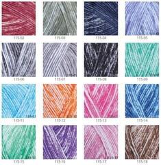 Knitting Yarn Himalaya Denim 02 Burgundy Knitting Yarn - 1