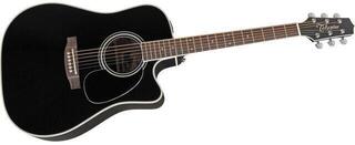 Dreadnought z elektroniką Takamine EF341SC Black Dreadnought z elektroniką - 1