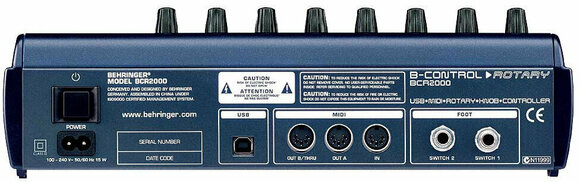 Kontroler MIDI, Sterownik MIDI Behringer BCR 2000 B-CONTROL ROTARY - 2