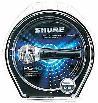 Microfone dinâmico para voz Shure PG48-QTR - 2