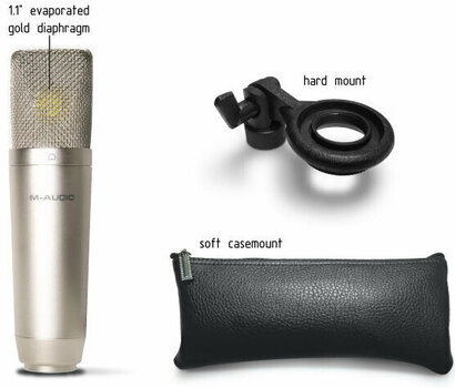 Microphone à condensateur pour studio M-Audio Nova - 5