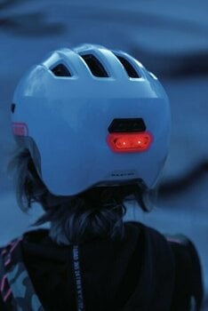 Kid Bike Helmet Abus Smiley 3.0 ACE LED Shiny White S Kid Bike Helmet (Just unboxed) - 5