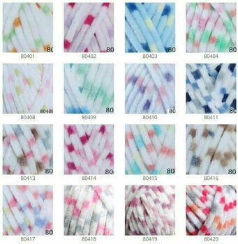 Fios para tricotar Himalaya Dolphin Baby Colors 80425 - 2