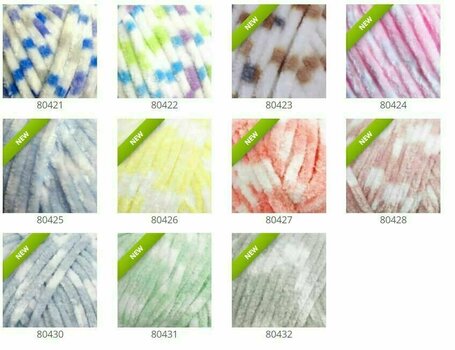 Fios para tricotar Himalaya Dolphin Baby Colors 80425 - 3