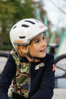 Kid Bike Helmet Abus Smiley 3.0 ACE LED Shiny White S Kid Bike Helmet (Just unboxed) - 7