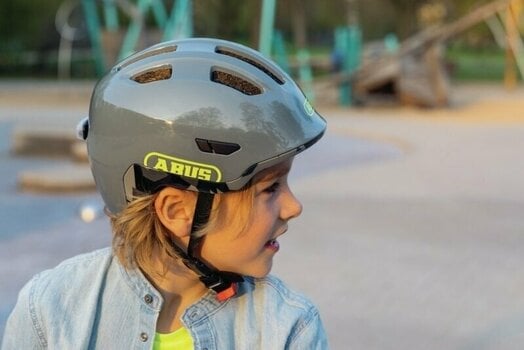 Casco de bicicleta para niños Abus Smiley 3.0 ACE LED Shiny White M Casco de bicicleta para niños - 8