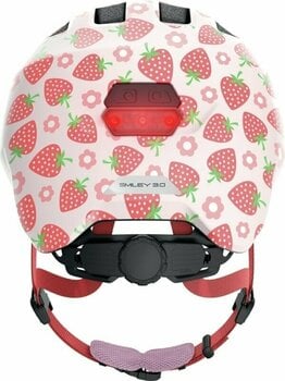 Dětská cyklistická helma Abus Smiley 3.0 LED Rose Strawberry M Dětská cyklistická helma - 3