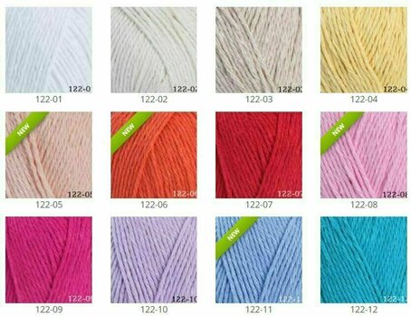 Knitting Yarn Himalaya Home Cotton 01 White - 2