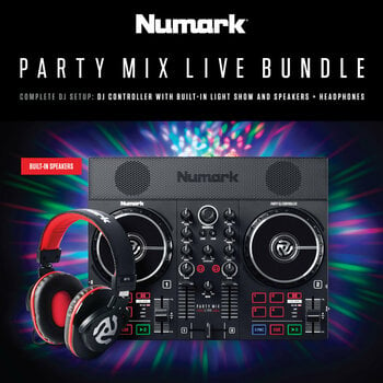DJ konzolok Numark Mix Live + HF175 DJ konzolok - 3