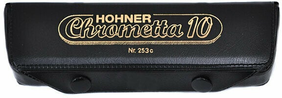 Harmónica cromática Hohner Chrometta 10 C Harmónica cromática - 2