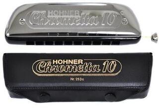 Mundharmonika Hohner Chrometta 10 C Mundharmonika - 3