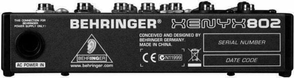 Mixer Analogico Behringer XENYX 802 - 3