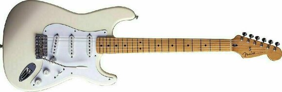 Elektrische gitaar Fender Jimmie Vaughan Tex Mex Strat MN Olympic White - 2